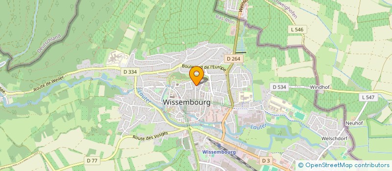 localisation de l'entreprise MADAME SALIMA EL LABIB  WISSEMBOURG