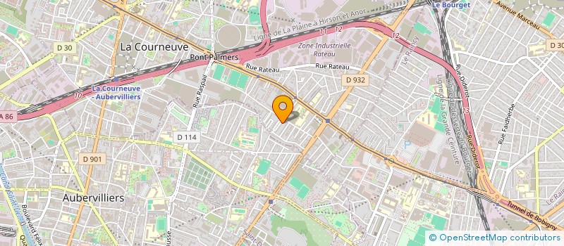 localisation de l'entreprise MADAME SALIMA ES SALEHY à LA COURNEUVE