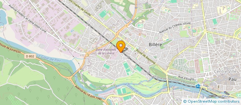 localisation de l'entreprise MADAME SALIMA ES-SBISSI  BILLERE