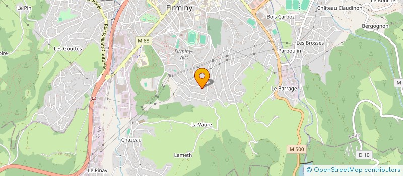 localisation de l'entreprise MADAME SALIMA ISHMATE BERRAMDANE  FIRMINY