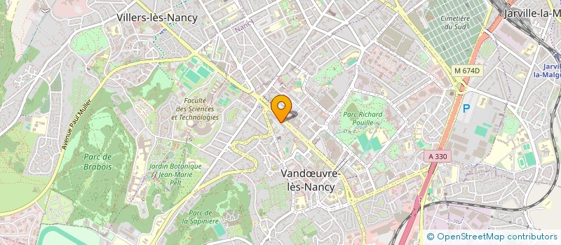 localisation de l'entreprise MADAME SALIMA MAACHA  VANDUVRE-LES-NANCY