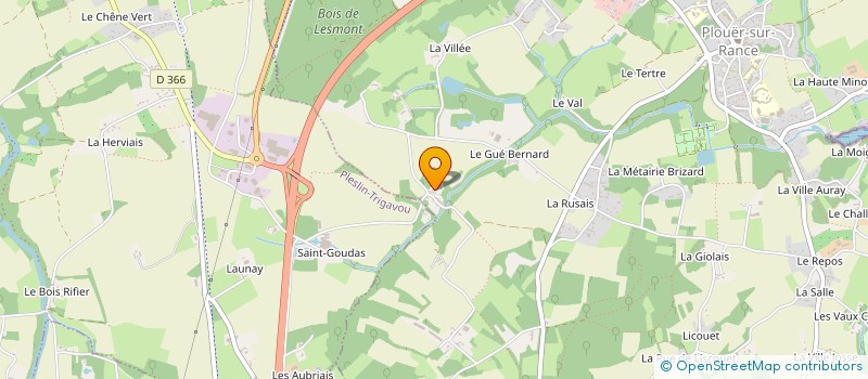 localisation de l'entreprise MADAME SALIMA MALIK à PLESLIN-TRIGAVOU