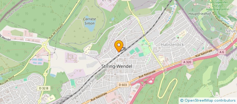 localisation de l'entreprise MADAME SALIMA MOHAMMED  STIRING-WENDEL