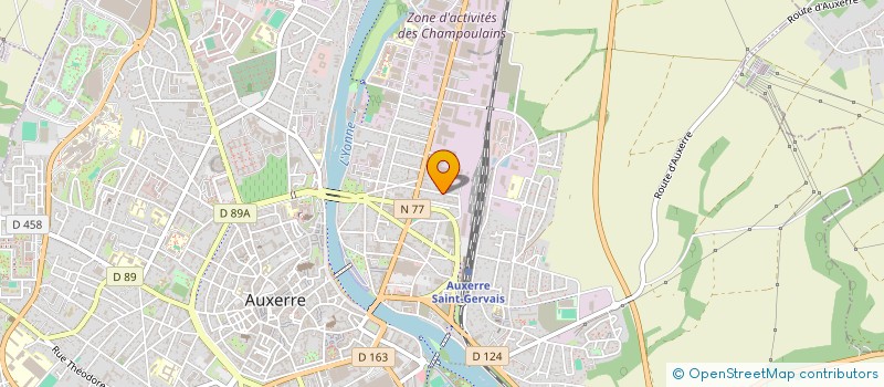 localisation de l'entreprise MADAME SALIMA MRABTI à AUXERRE