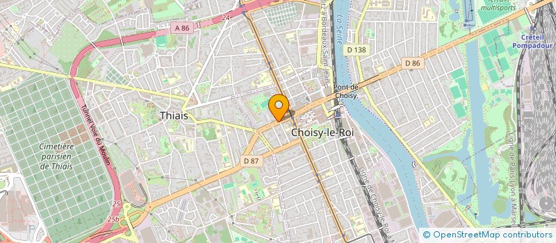 localisation de l'entreprise MADAME SALIMA OUADFEL à CHOISY-LE-ROI