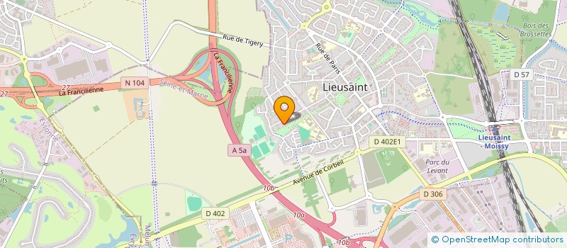 localisation de l'entreprise MADAME SALIMA RACHID  LIEUSAINT