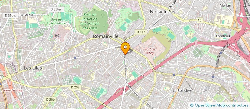 localisation de l'entreprise MADAME SALIMA RAMDANE à ROMAINVILLE