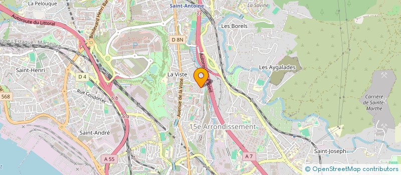 localisation de l'entreprise MADAME SALIMA REGAD à MARSEILLE