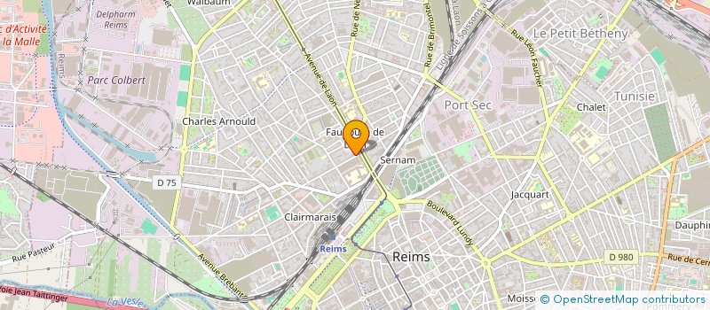 localisation de l'entreprise MADAME SALIMA SOUIRI à REIMS