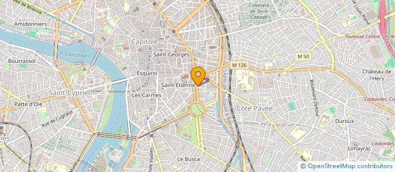 localisation de l'entreprise MADAME SALIMA SQALLI HOUSSAINI  TOULOUSE