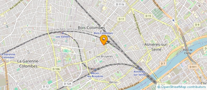 localisation de l'entreprise MADAME SALIMA YAHYAOUI à BOIS-COLOMBES