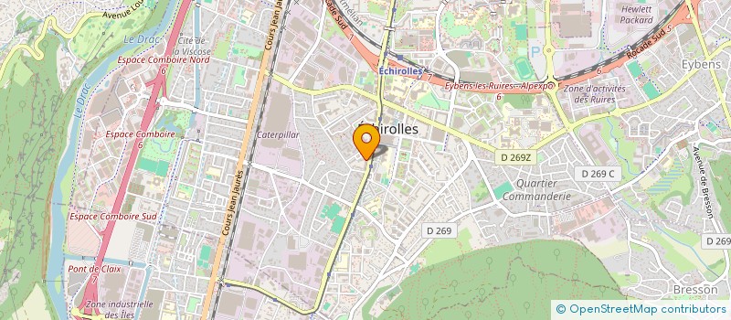 localisation de l'entreprise MADAME SALIMA ZITOUNI à ECHIROLLES