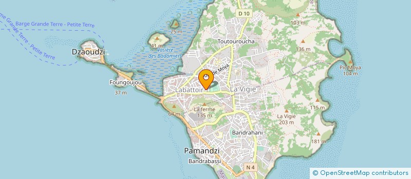 localisation de l'entreprise MADAME SALIMATA AHAMADA-GAYA à DZAOUDZI