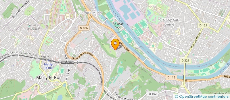 localisation de l'entreprise MADAME SALIMATA DITE ANDREA SANOU  LOUVECIENNES