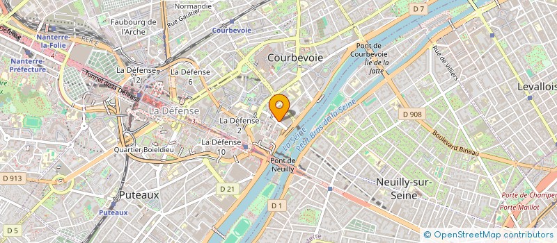 localisation de l'entreprise MADAME SALIMATA KONATE à COURBEVOIE