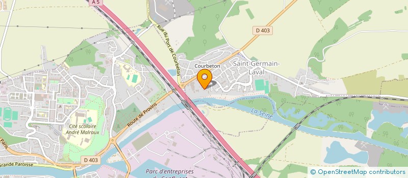 localisation de l'entreprise MADAME SALIMATA LEFEVRE  SAINT-GERMAIN-LAVAL