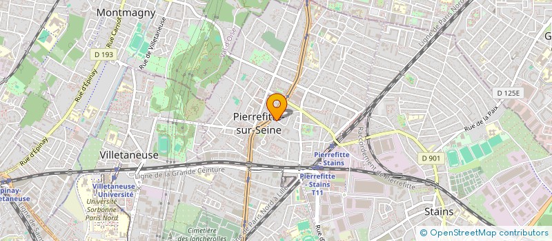 localisation de l'entreprise MADAME SALIMATA THIAM à PIERREFITTE-SUR-SEINE