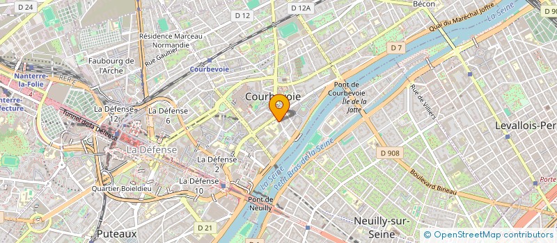 localisation de l'entreprise MADAME SALIMATA YAYO à COURBEVOIE