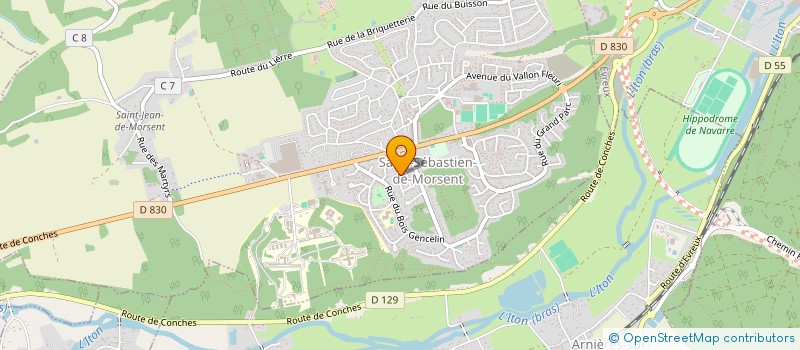 localisation de l'entreprise MADAME SALIMATOU DIALLO à SAINT-SEBASTIEN-DE-MORSENT