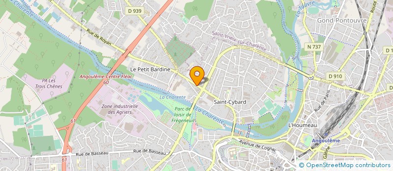 localisation de l'entreprise MADAME SALINA BARREAUX à ANGOULEME