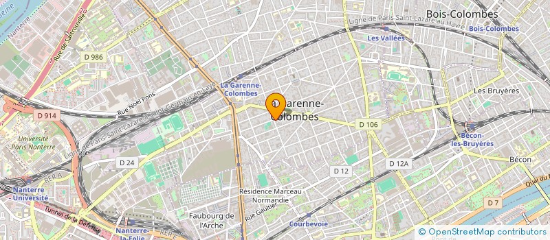 localisation de l'entreprise MADAME SALKA MLIH à LA GARENNE-COLOMBES