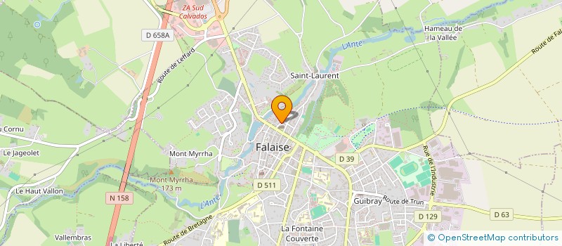 localisation de l'entreprise MADAME SALLIL KALAYANAROOJ  FALAISE