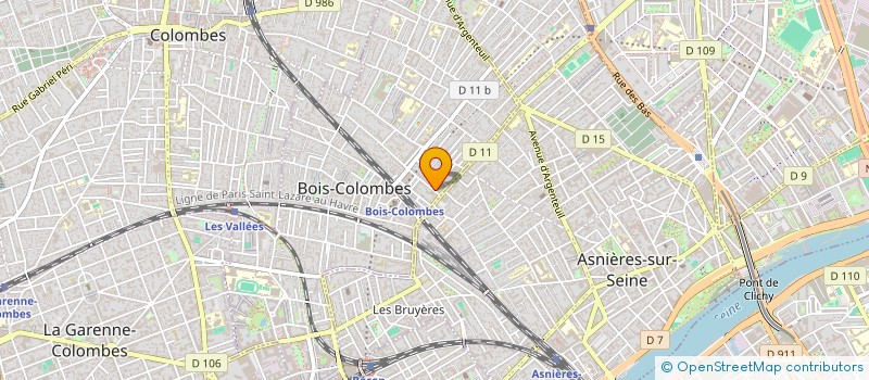 localisation de l'entreprise MADAME SALLY ADHIAMBO à BOIS-COLOMBES