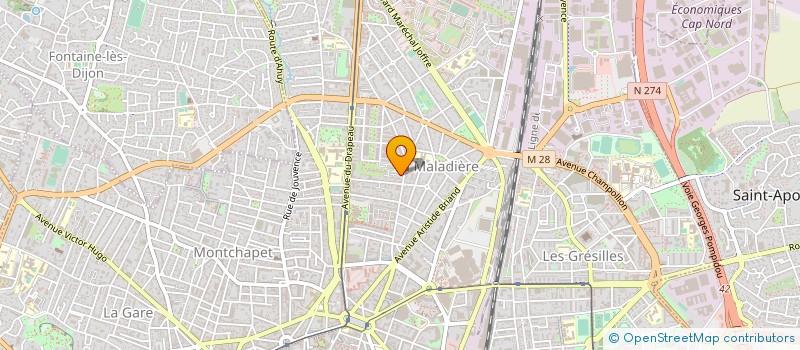 localisation de l'entreprise MADAME SALLY CHETIF à DIJON