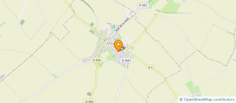 localisation de l'entreprise MADAME SALLY DROUIN  ECOUST-SAINT-MEIN