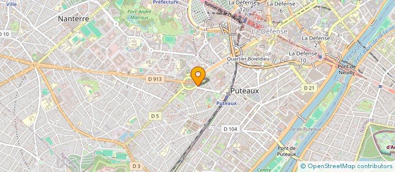 localisation de l'entreprise MADAME SALLY EL ACHKAR  PUTEAUX