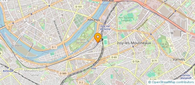 localisation de l'entreprise MADAME SALLY HAMDAN à ISSY-LES-MOULINEAUX