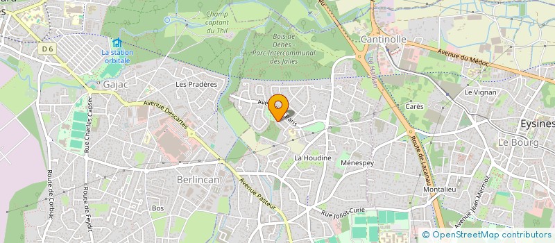 localisation de l'entreprise MADAME SALLY HOSSACK  LE HAILLAN