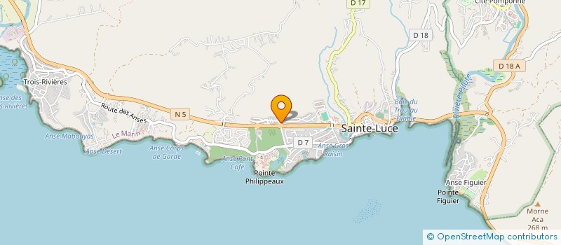 localisation de l'entreprise MADAME SALLY LESEL  SAINTE-LUCE