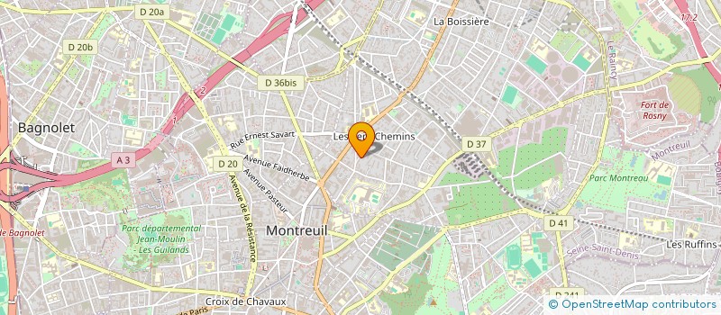 localisation de l'entreprise MADAME SALLY REANEY à MONTREUIL