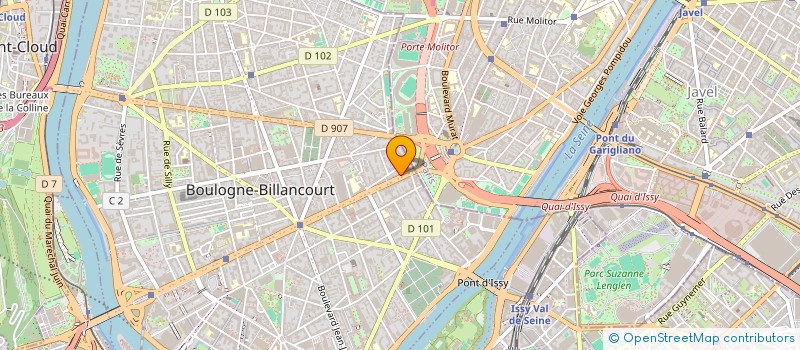 localisation de l'entreprise MADAME SALLY ZENA à BOULOGNE-BILLANCOURT