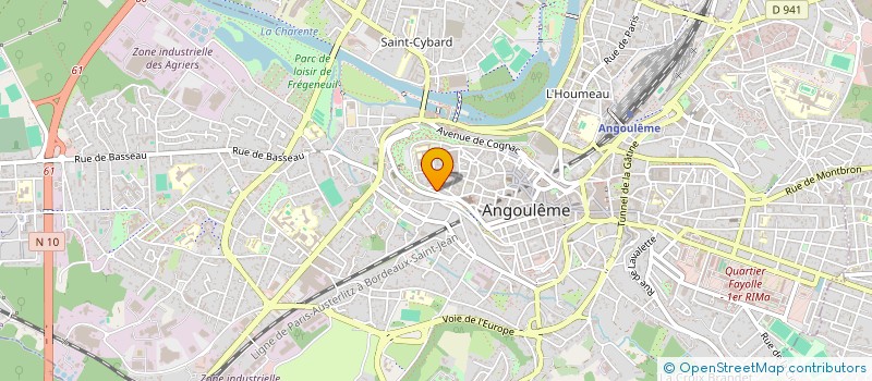 localisation de l'entreprise MADAME SALLYANNE COLLINS à ANGOULEME
