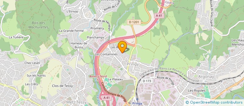 localisation de l'entreprise MADAME SALLYANNE TROTMAN à ANNECY