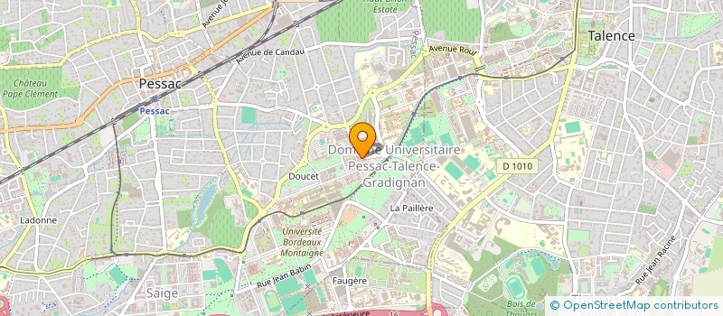 localisation de l'entreprise MADAME SALMA AGOUMI à PESSAC