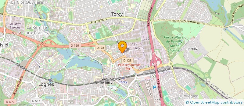 localisation de l'entreprise MADAME SALMA AJEM  TORCY