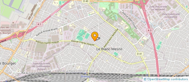 localisation de l'entreprise MADAME SALMA BEN ADDI à LE BLANC-MESNIL