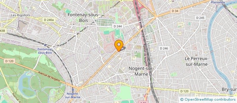 localisation de l'entreprise MADAME SALMA BERRADA à NOGENT-SUR-MARNE