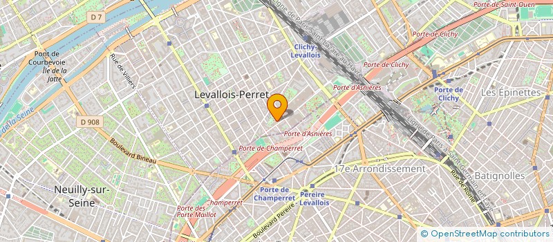 localisation de l'entreprise MADAME SALMA BOUCHELOUCHE à LEVALLOIS-PERRET