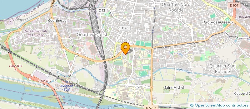 localisation de l'entreprise MADAME SALMA BOUFRIZI  AVIGNON