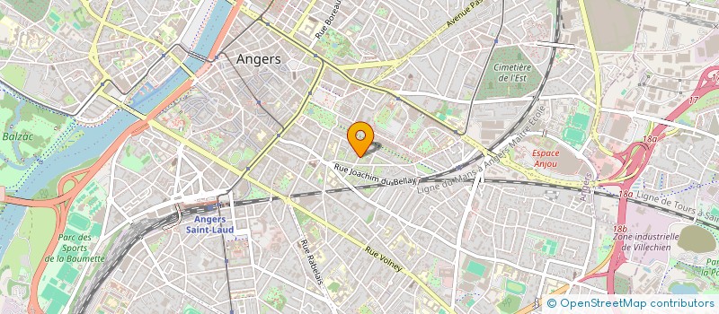 localisation de l'entreprise MADAME SALMA BOUINDOUR à ANGERS