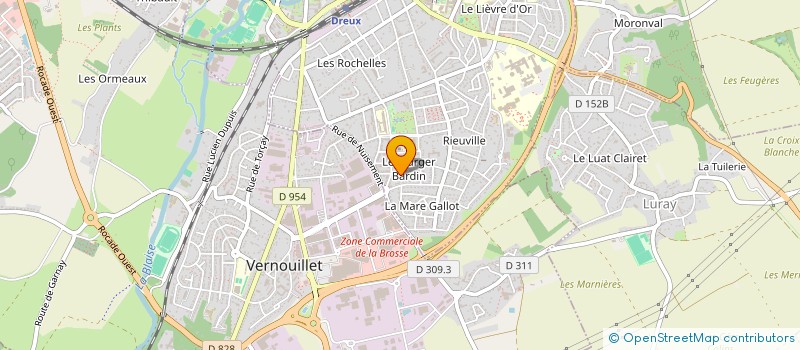 localisation de l'entreprise MADAME SALMA BOUNOUA à DREUX