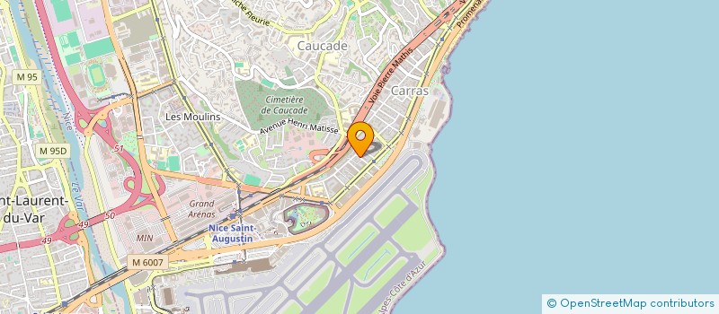 localisation de l'entreprise MADAME SALMA BRIK  NICE