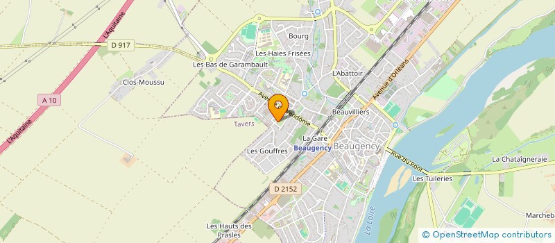 localisation de l'entreprise MADAME SALMA CHAHBOUN à BEAUGENCY