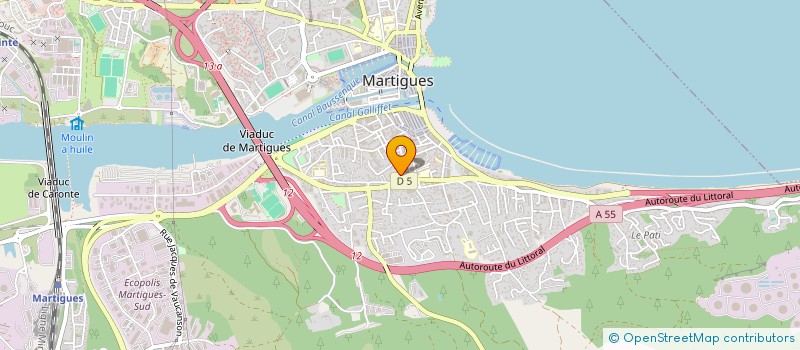 localisation de l'entreprise MADAME SALMA DOUCHY  MARTIGUES