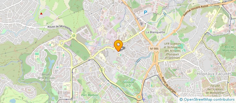 localisation de l'entreprise MADAME SALMA DRIOUECH à MONTPELLIER