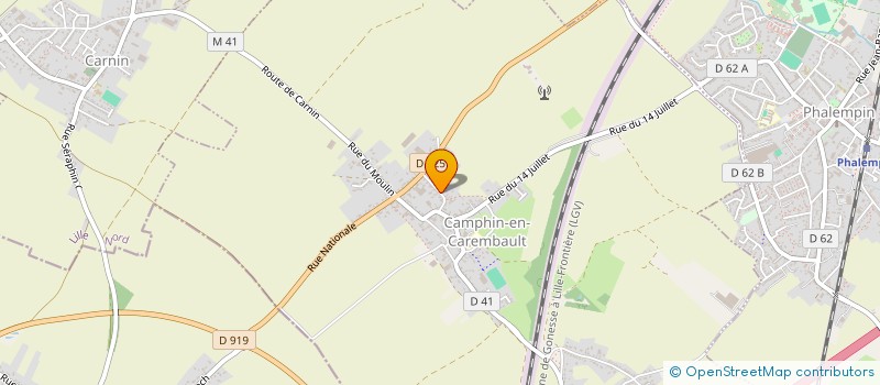 localisation de l'entreprise MADAME SALMA EL BADAOUY à CAMPHIN-EN-CAREMBAULT